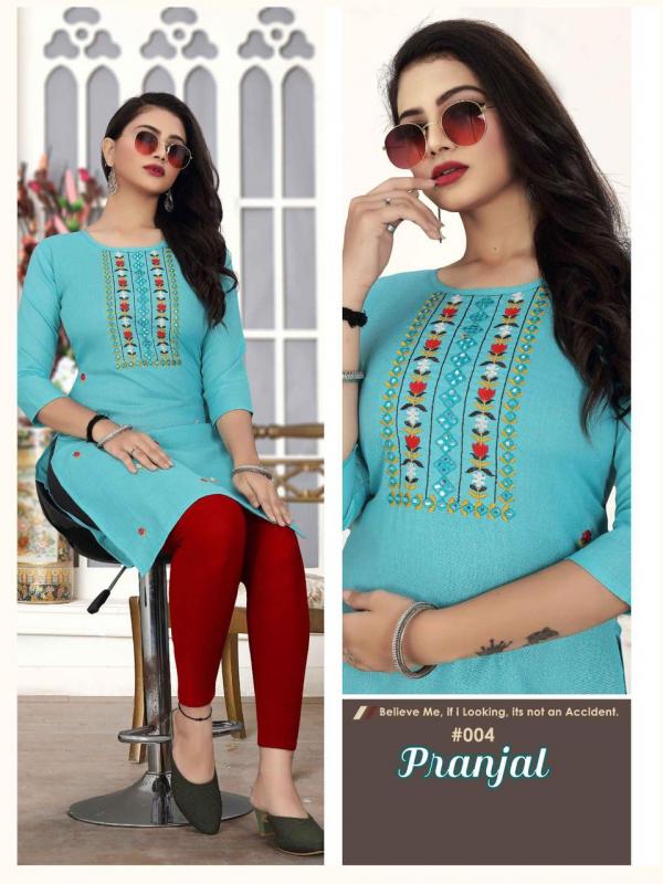 Pranjal cotton Designer Kurti collection